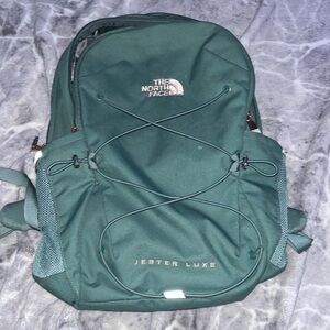 Greenish/Teal North Face jester luxe backpack